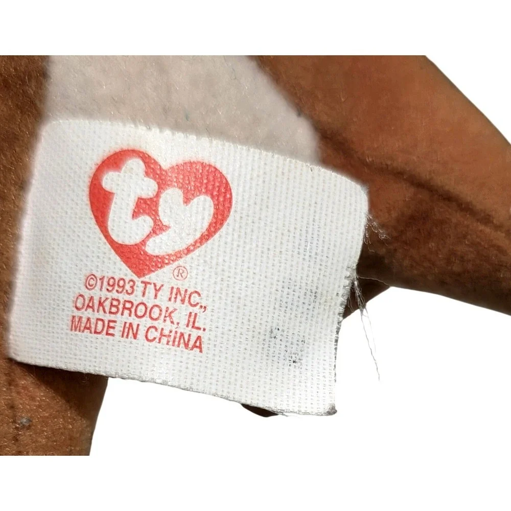Ty Nuts the Squirrel Plush Set Kids OS Brown 1996 1993 Beanie Babies